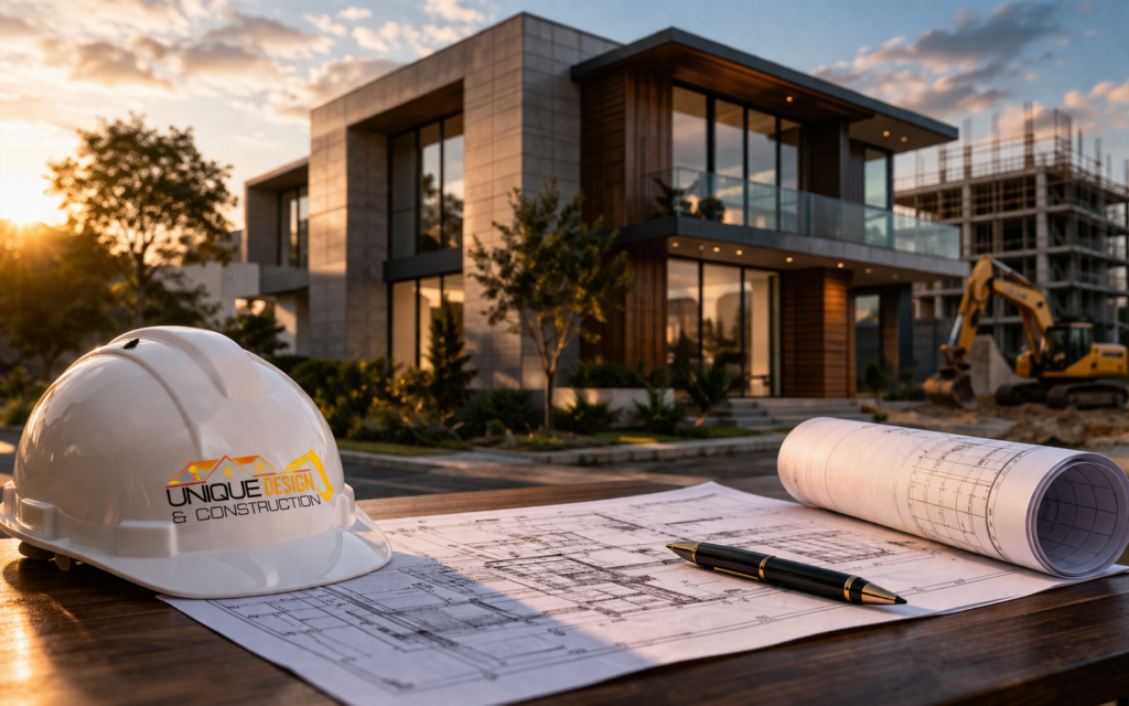 Unique Design & Construction team and projects